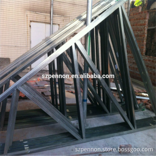 High-Steel Pass CE ISO9001 Roofing System Materials Triangular Truss